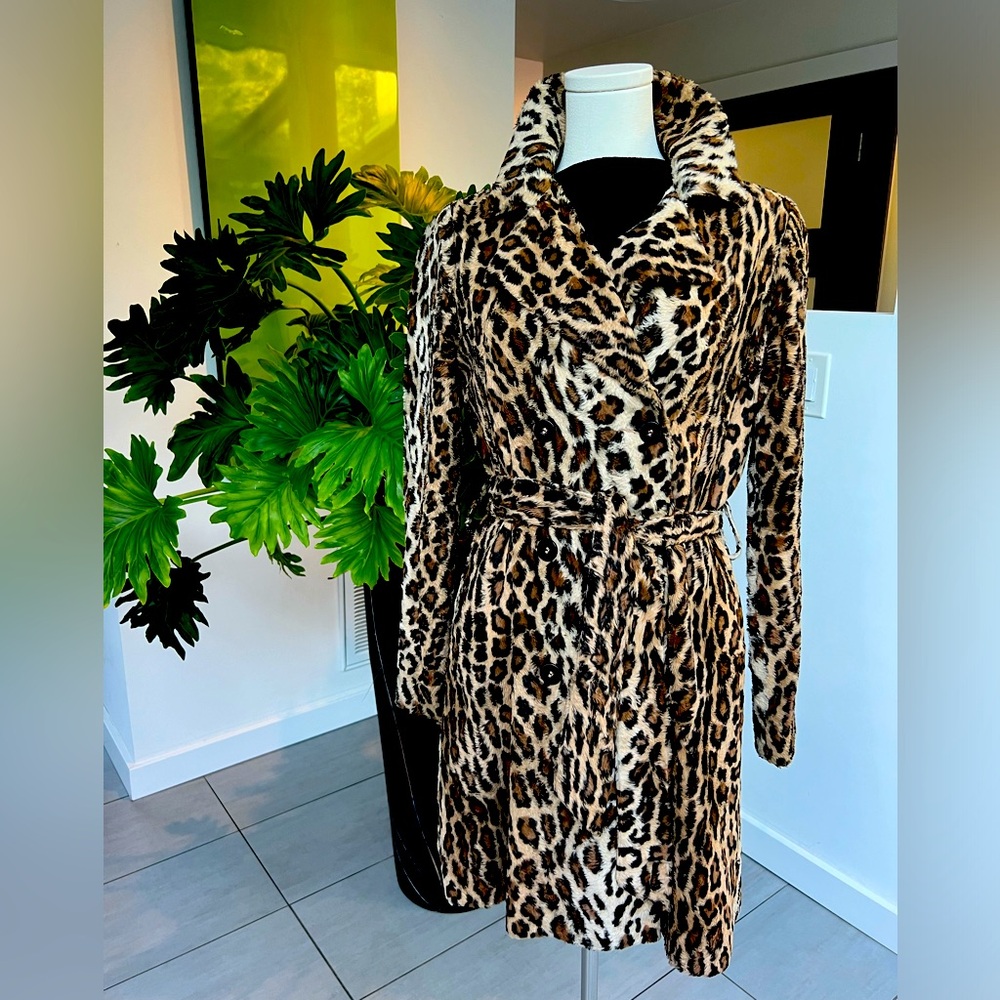 Graham & Spencer Faux Fur Trench Coat